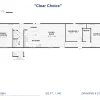 Clear Choice 76 - CCS16763B - Floor Plan